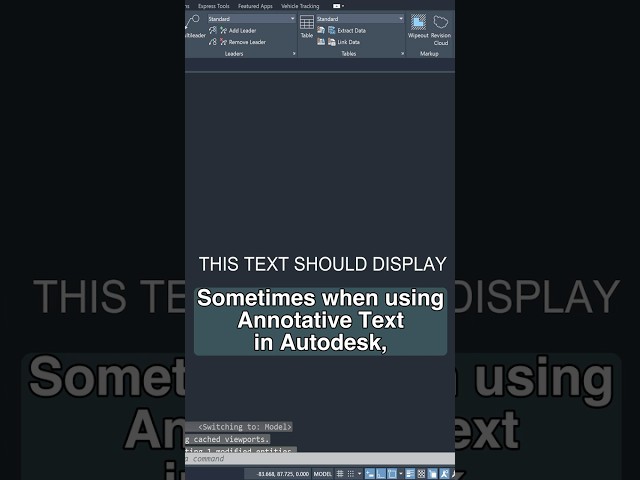 Displaying Annotative Text | #Civil3D Made Easy | 4K Video | Tutorial #civilengineering #autocad