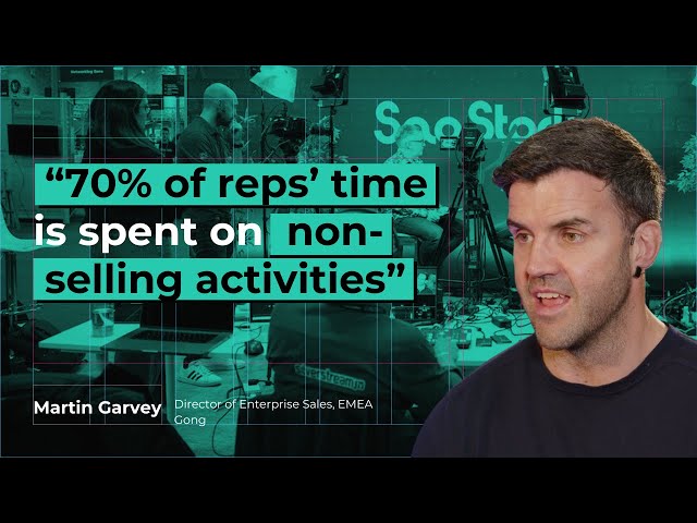 B2B SaaS Sales: Using AI to close more deals and boost productivity | Martin Garvey, Gong