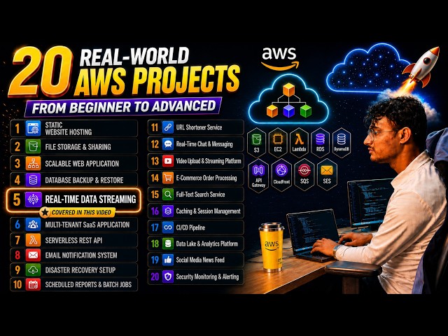 Real-Time IoT Data Streaming on AWS | Kinesis, Flink & S3