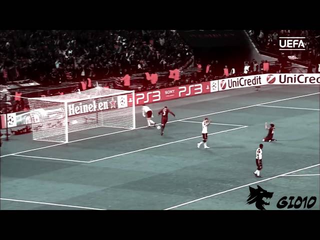 David villa Goal vs Manchester United