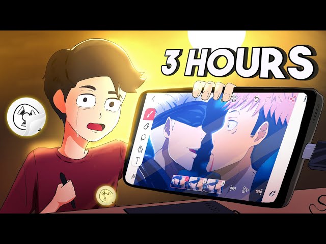 Can I Animate a MAPPA Level JJK Scene on My Phone ? Only Using Flipaclip!