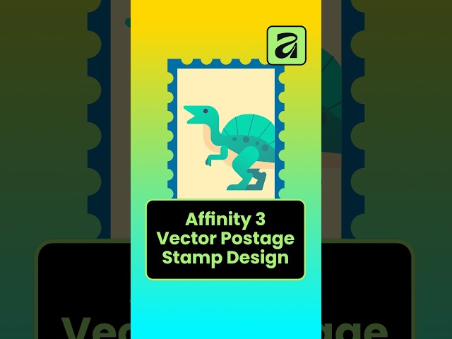 Affinity | Vector Postage Stamp Design