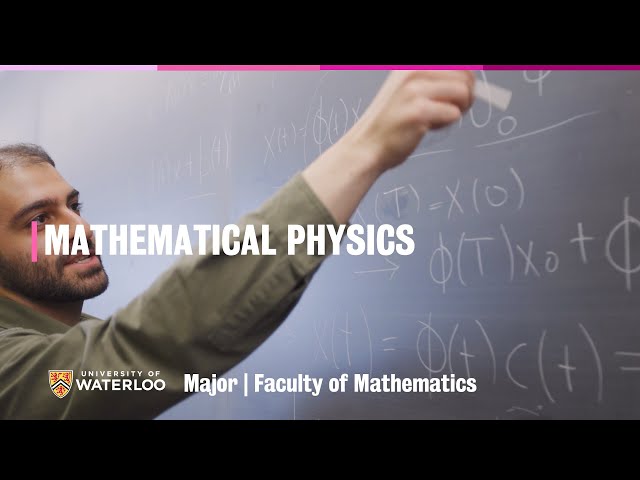 Mathematical Physics at the University of Waterloo