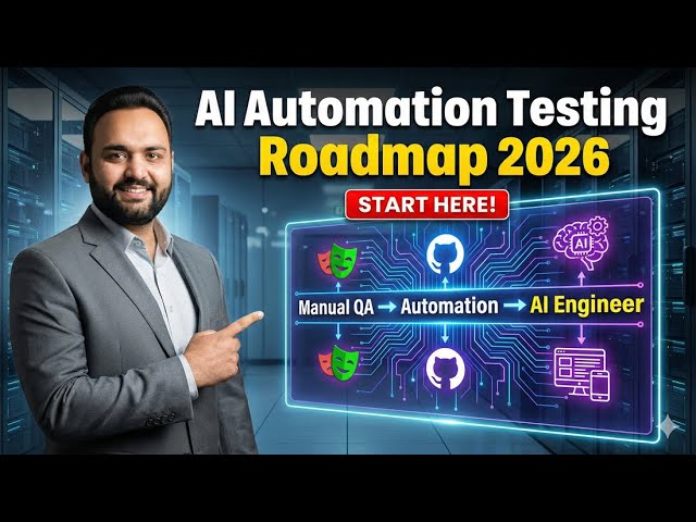 AI Automation Testing Roadmap 2026 | Manual QA → AI QA Career Guide (Playwright + Copilot)