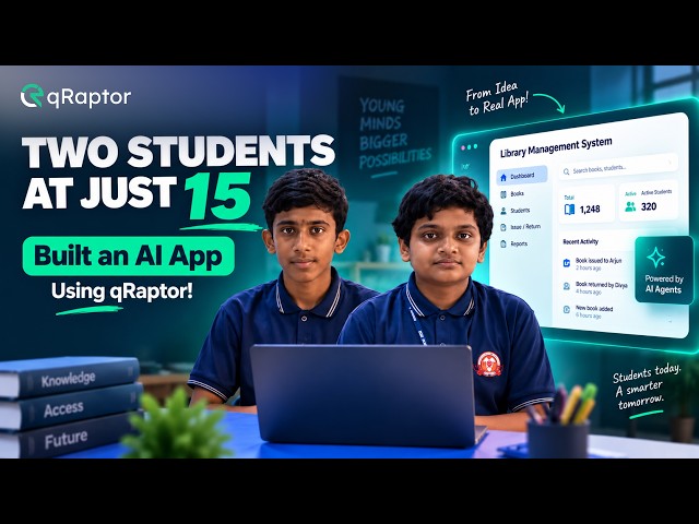 How 15-Year-Old Students Built an AI Library Management System | Libra AI
