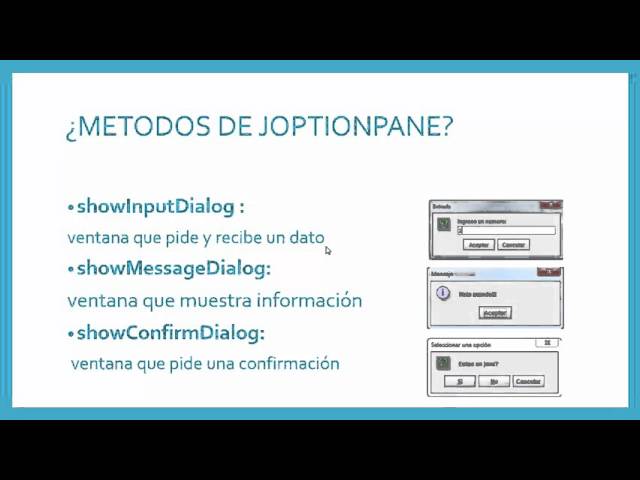 Introducción a JOptionPane en Java
