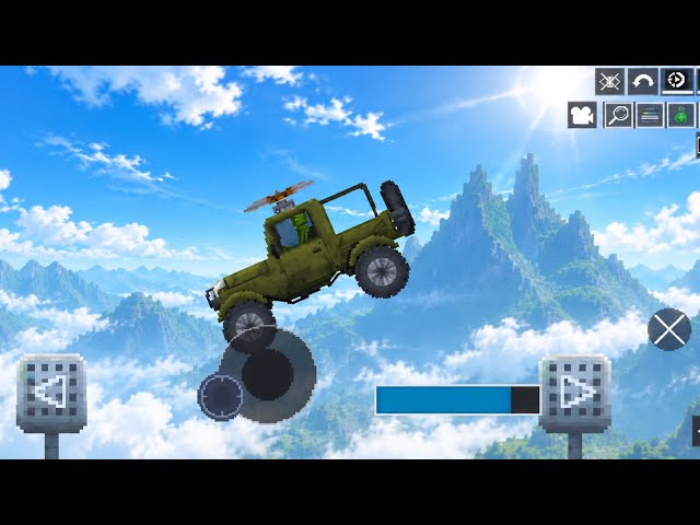     I Made a FLYING JEEP in Melon Sandbox! 🚙🔥 | Joystick + Speed Control