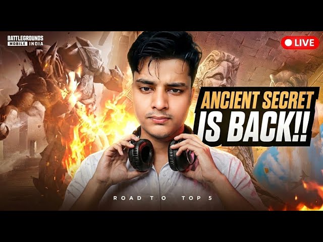 ANCIENT SECRET IS BACK! 🔥 Conqueror Lobby Rush Gameplay | BGMI Live