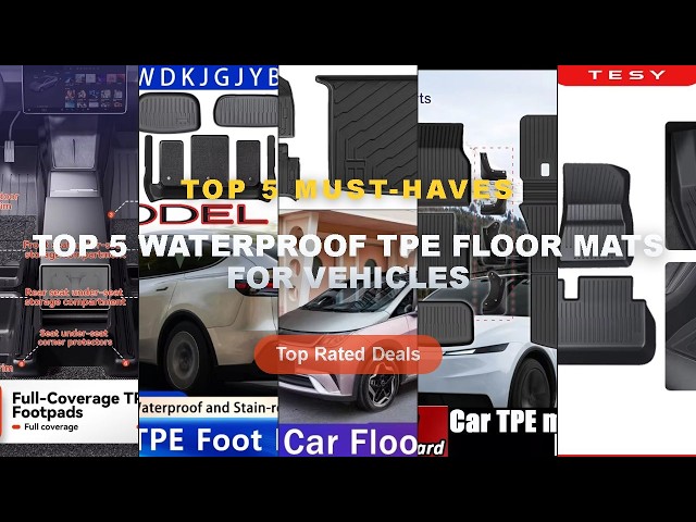 Don't Buy Top 5 Waterproof TPE Floor Mats For Vehicles Before Watching This! - For Tesla Model 3 Hig