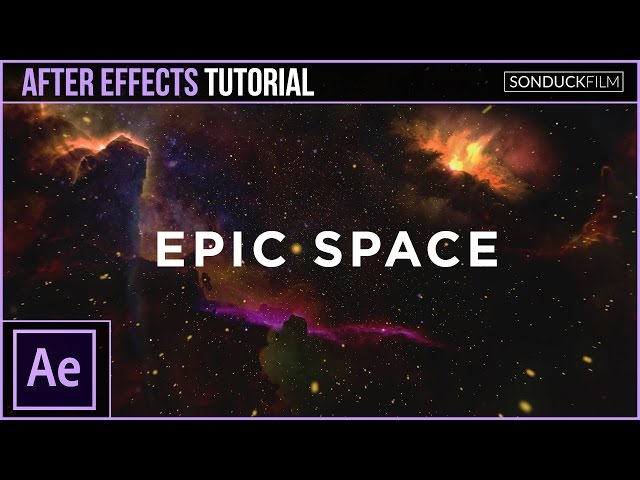 After Effects Tutorial: Epic Space Scene with Nebulas