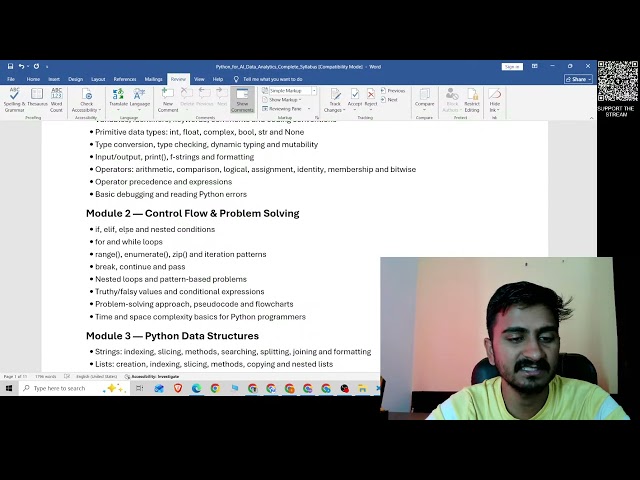 Python for Data Science 🔥 Module 2 | Control Flow & Problem Solving | LIVE Coding