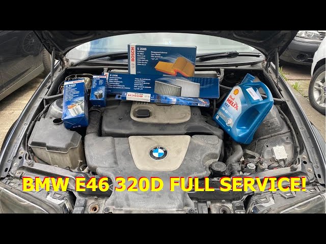 How to Service a BMW E46 320D Touring 2004 (FULL SERVICE)