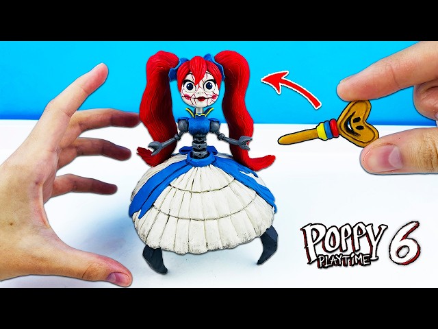Making Poppy Doll from the Buggy Huggy Poppy Playtime Chapter 6 with Clay