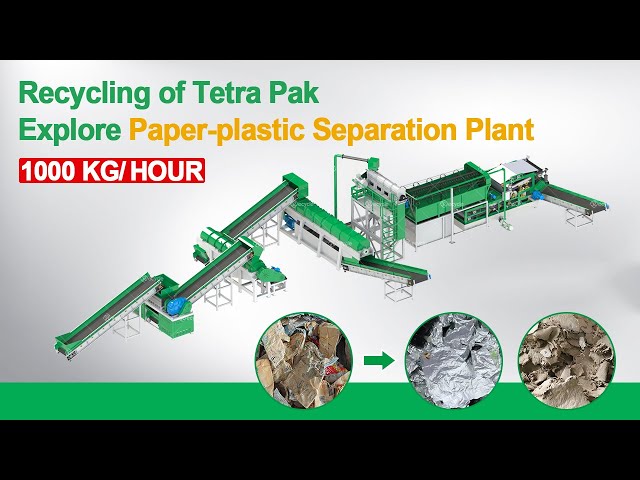 Recycling of Tetra Pak | Explore Paper Plastic Separation Plant