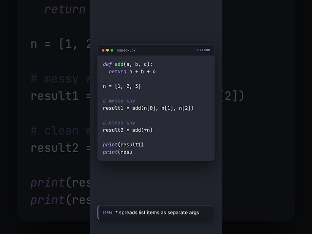 Python Unpacking with * in Function Calls