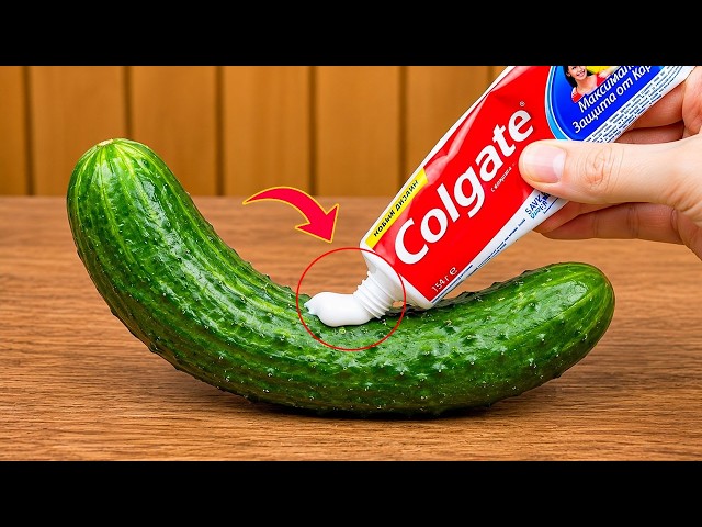 Once You Know This Secret, SURPRISING USES Just Inject Toothpaste into a Cucumber!!