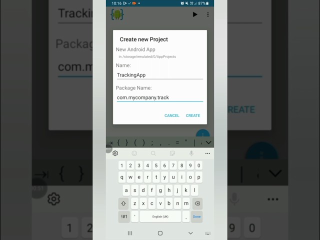 How to Create a New Android Project in AIDE & Build an App From Scratch 📱💻 #devtips