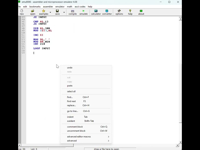 Find a duplicate value in an array using 8086 microprocessor