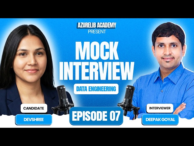 AZURE DATA ENGINEER INTERVIEW Secrets You Need to Get Hired | Mock Interview | EP - 07