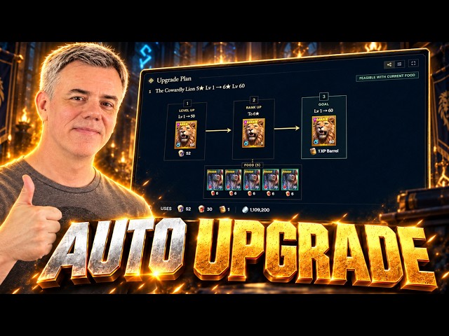 Gestal Desktop App's Auto  Food Upgrade Tool: A Tutorial || Raid: Shadow Legends