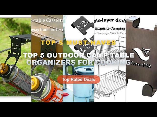 Why Everyone Is Buying Top 5 Outdoor Camp Table Organizers For Cooking - Outdoor Gas Canister Hook F