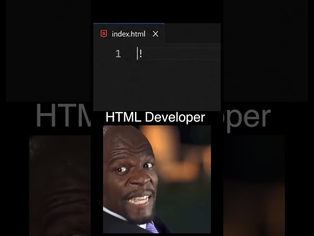 Golang vs HTML Hello World 😂 Which One Is Easier? #shorts #memes #funny #softwareengineer #coding