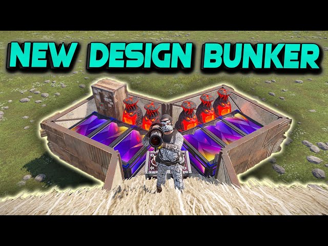 NEW DESIGN BUNKER in Rust | Rust Building Tutorial 2023