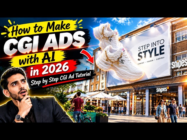 How to Make CGI Ads with AI in 2026 | Step by Step CGI Ad Tutorial