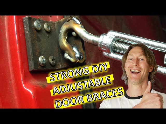 MAKE YOUR OWN DOOR BRACES FOR CLASSIC CAR RESTORATION & REPAIR – DIY Adjustable Car Door Bars