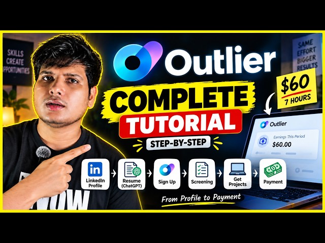 Outlier AI Complete Tutorial | How I Made $60 in 7 Hours