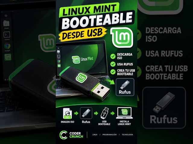 Cómo crear una USB BOOTEABLE de Linux Mint 💻🐧 | Fácil y rápido