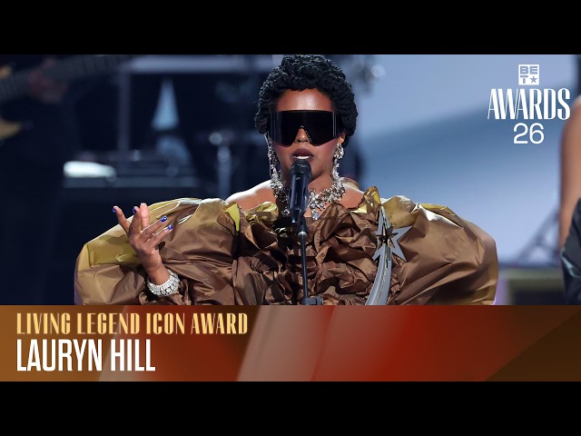 Lauryn Hill Delivers an Emotional Living Legend Icon Award Speech | BET Awards '26