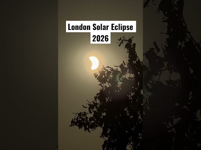 London Solar Eclipse 2026 #London #eclipse #solareclipse #moon #sun