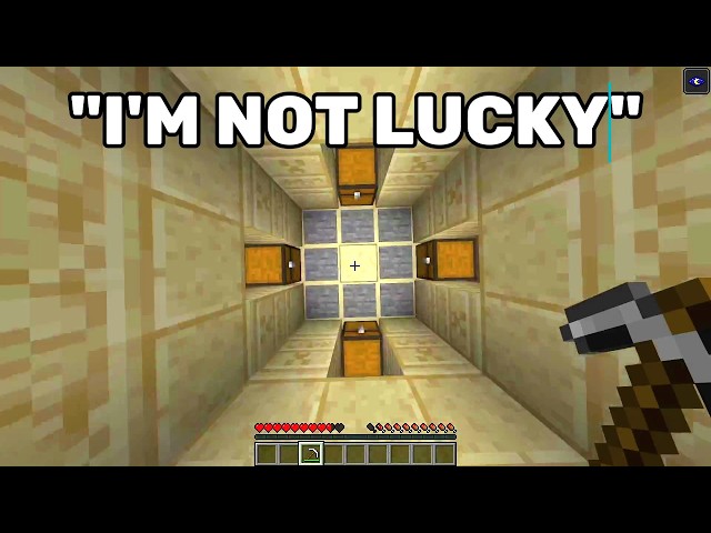 When You're Super Lucky in Minecraft