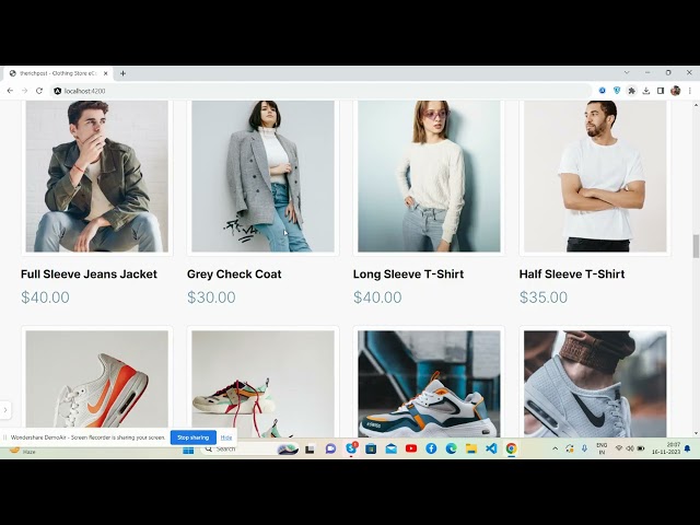 Angular 17 Modern Ecommerce Website Template Free