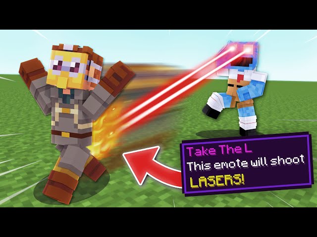 Minecraft Manhunt But There Are Custom Emotes