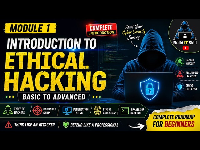 Ethical Hacking Full Course 2026 | Module 1: | Introduction to Ethical Hacking | Basic to Advanced