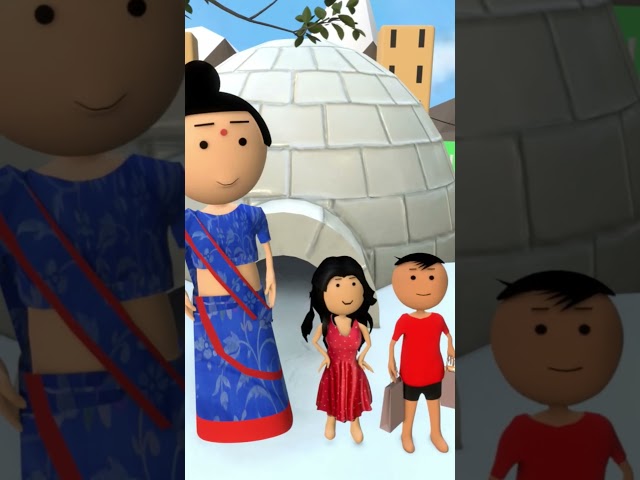 Igloo ma picnic #animation #aninated #animatin #funny family vlog