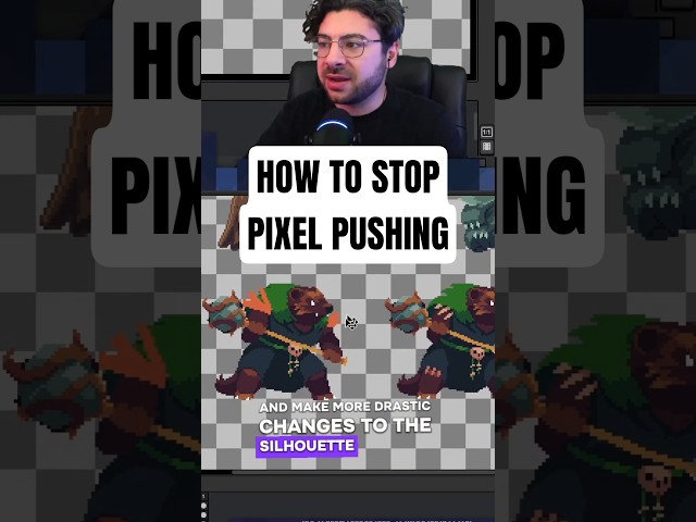 Avoid pixel pushing! Instead, make variations! #gamedev #pixelart