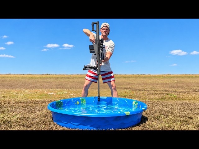Kiddie Pool vs 50 Cal Sniper Rifle