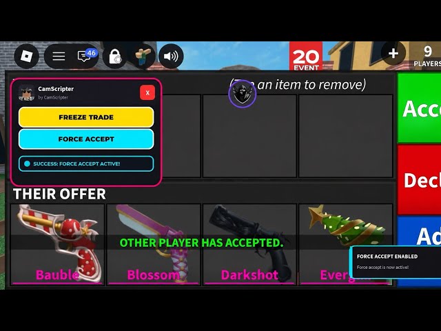 [BEST🎃] Mm2 Trade Freeze Script | Trade Scam Script 2026 Halloween Update 🍭