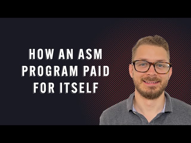"The ASM program paid for itself" - Media Company example