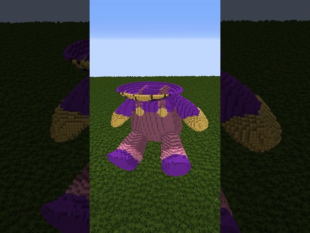 BABY JAX FROM DIGITAL CIRCUS BUILDING IN MINECRAFT