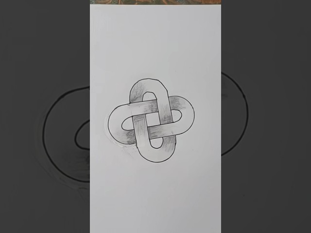 Draw this amazing 3D illusion🎨 #shorts #art #3d #drawing #fyp