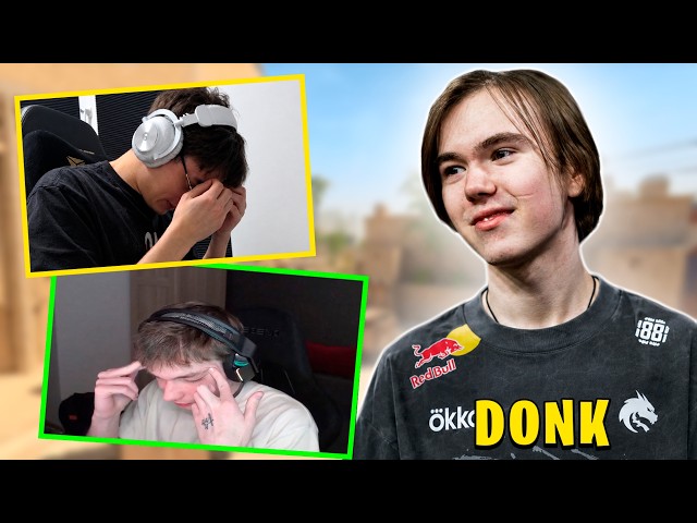 "DONK HAS AIMBOT!!" - DONK VS PRO STREAMERS on FACEIT (ENG SUBS) | MULTI POV
