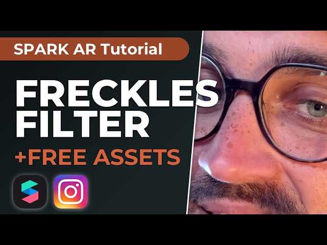 Freckles Filter for Instagram! | Spark AR Studio Tutorial