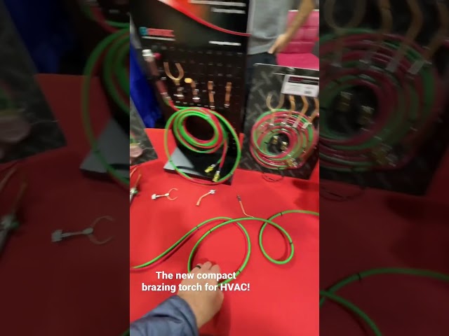 Check out this new compact brazing torch and hoses for HVAC!