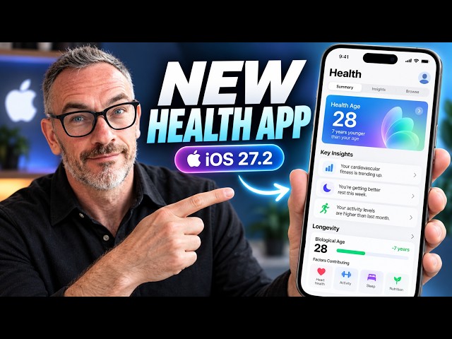 The New Apple Health App Is Completely Different! — Here’s How It Works! iOS 27.2 Beta!