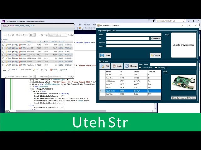 Visual Basic .Net | XAMPP MySQL Database with VB Net | CRUD | Step by Step