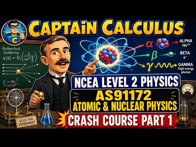 NCEA Level 2 Physics 91172: Atomic Models Crash Course Part 1